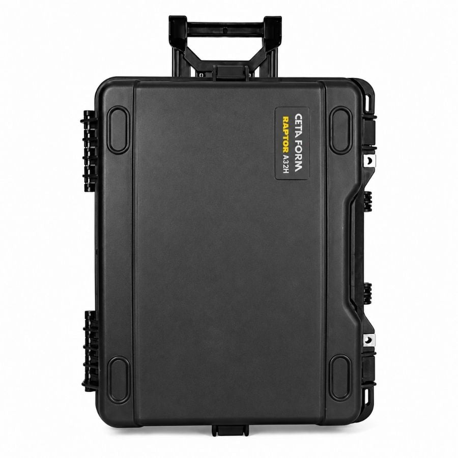 heavy duty wheeled hard case tool box with telescopic handle