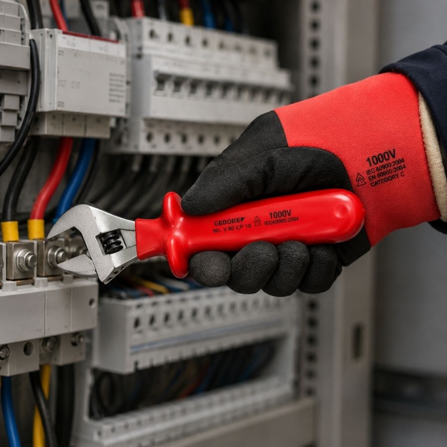 Gedore Insulated Adjustable Spanner