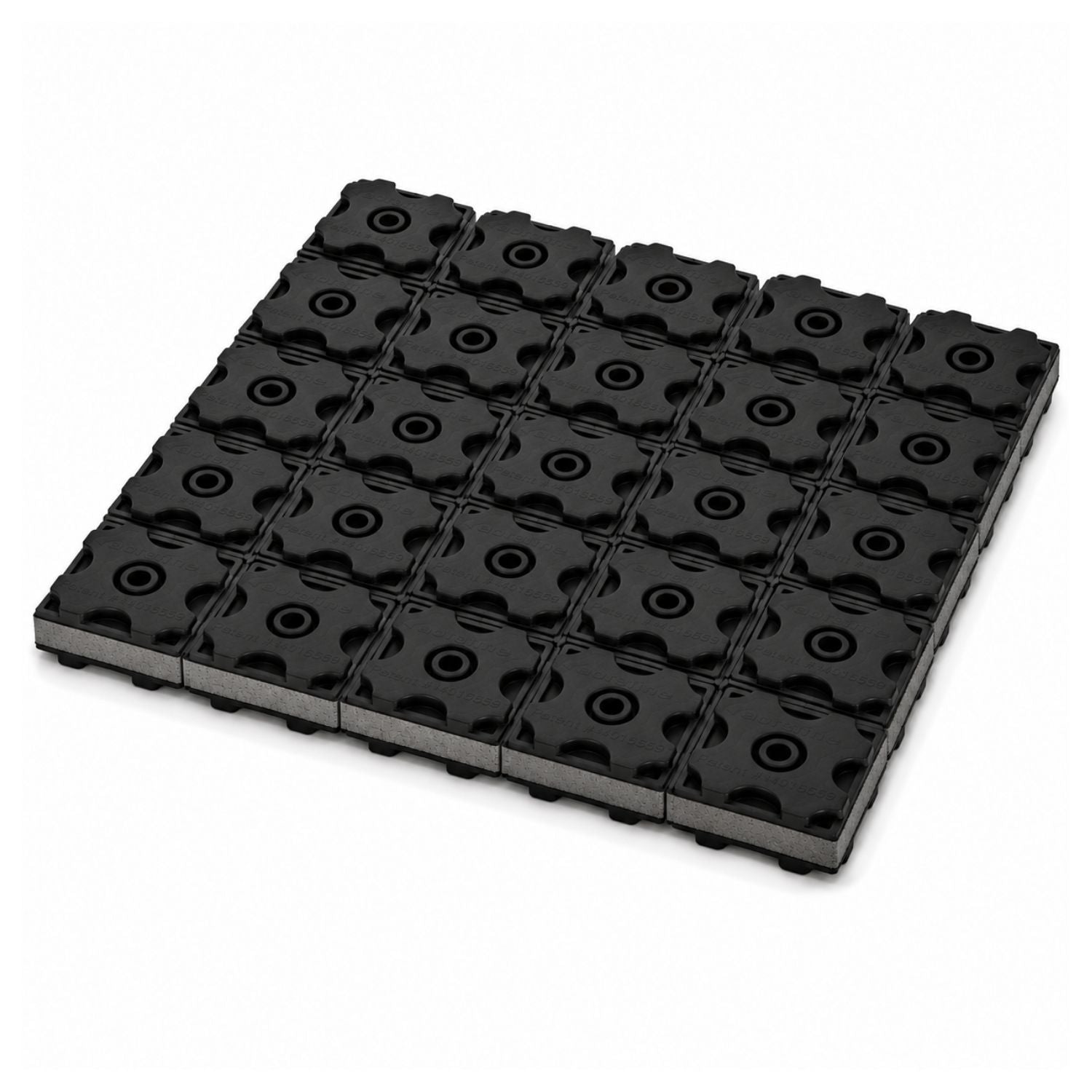 Acrefine modular anti-vibration pad 250x250 mm.