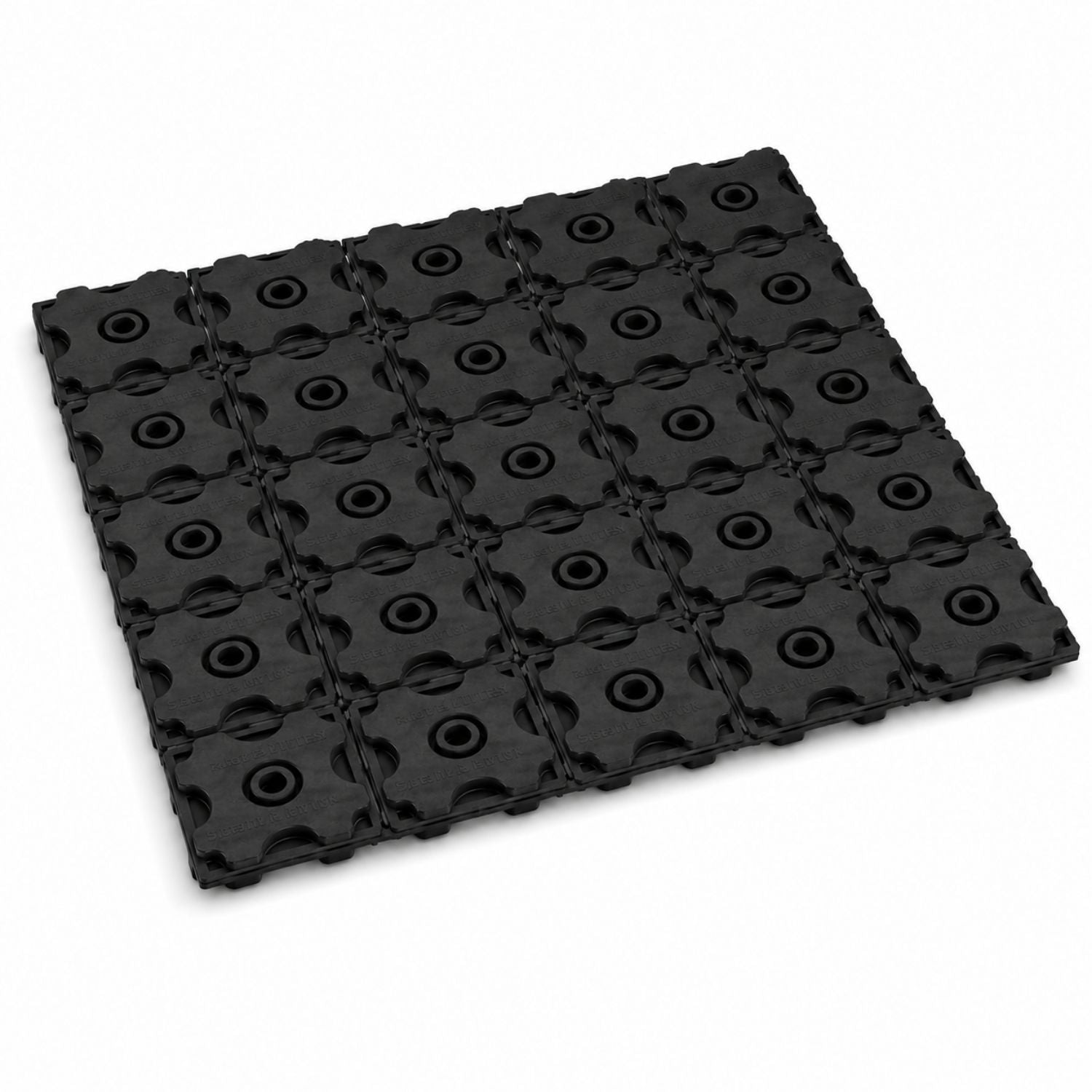 Acrefine interlocking modular anti vibration pad 250x250 mm.