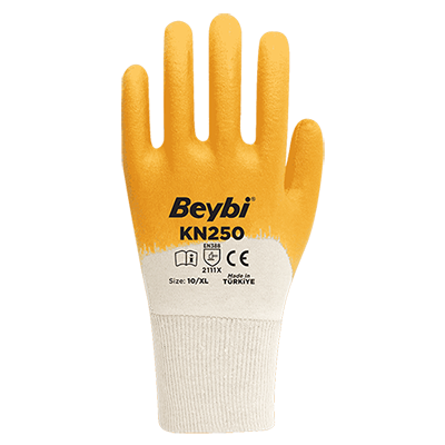 Beybi Nitrile Dipped Cotton Gloves Kn250