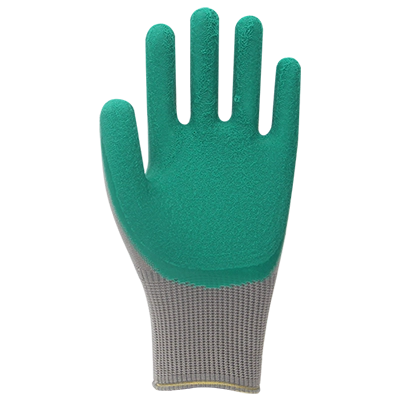 Beybi Polyester Knitted Latex Gloves PL17 Legend Green