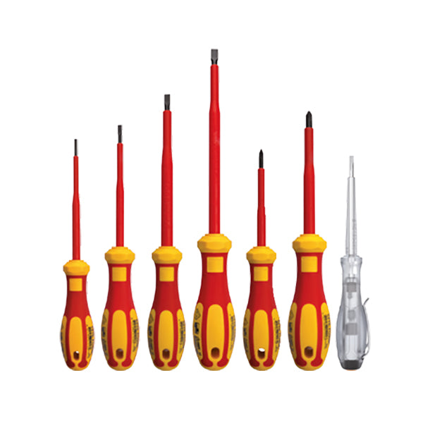 Screwdriver Form VDE Screwdriver Set 7 Pcs Insulated Screwdrivers Slotted and PH