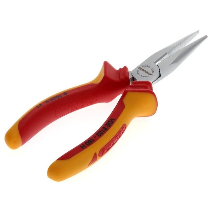 Gedore VDE Long Nose Pliers 160 mm