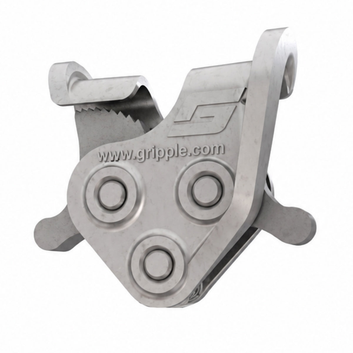 Gripple C-Clip catenary grip on its own, without wire rope.