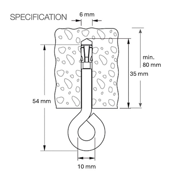 Gripple Cracked Concrete Ring Anchor