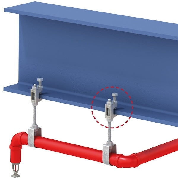 Lindapter Clamp for Sprinkler Pipe